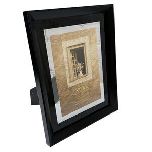 FETCO x Umbra Photo Frame for 5x7 Modern Black Clear Floating Style